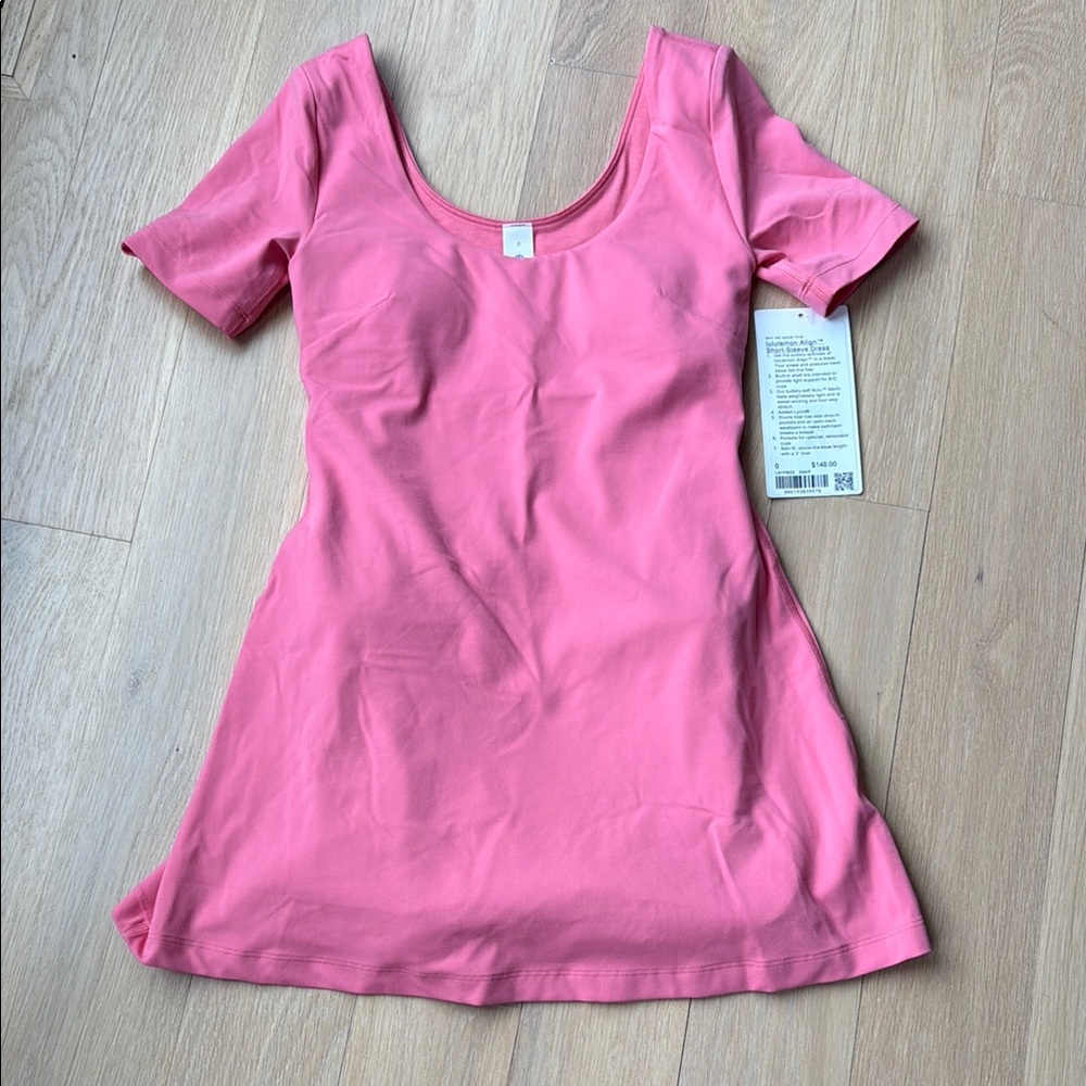 Lululemon Align short sleeve dress NWT size 0